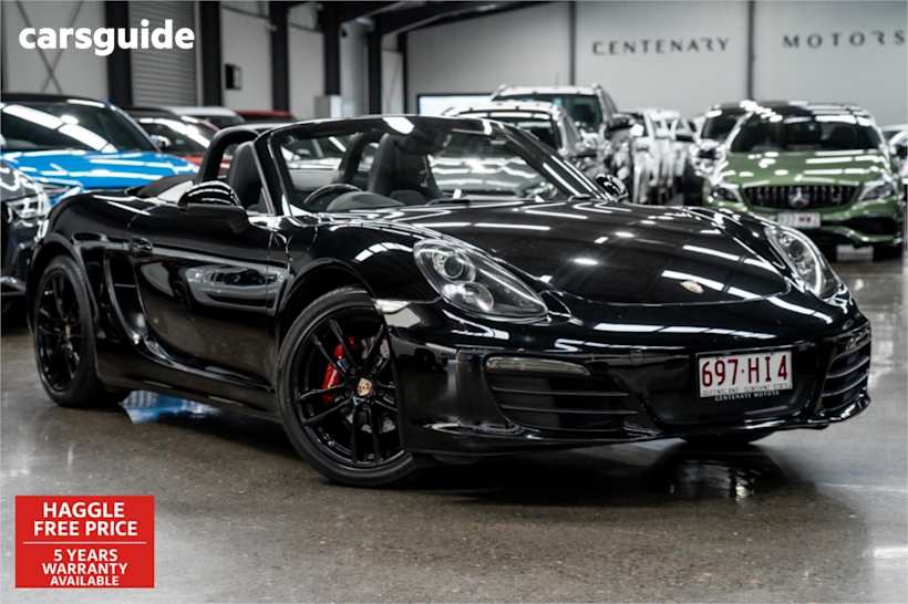 Black 2014 Porsche Boxster Convertible R