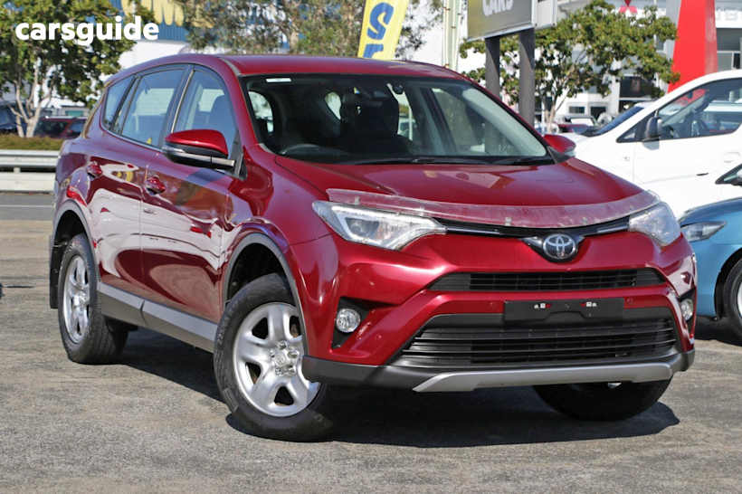 Red 2017 Toyota RAV4 SUV GX 4X4