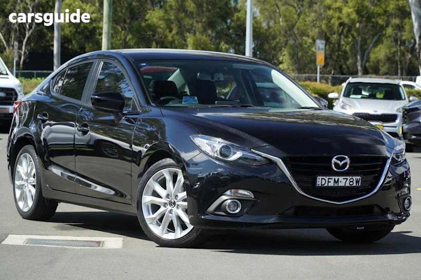 Black 2016 Mazda Mazda3 Sedan SP25 GT F