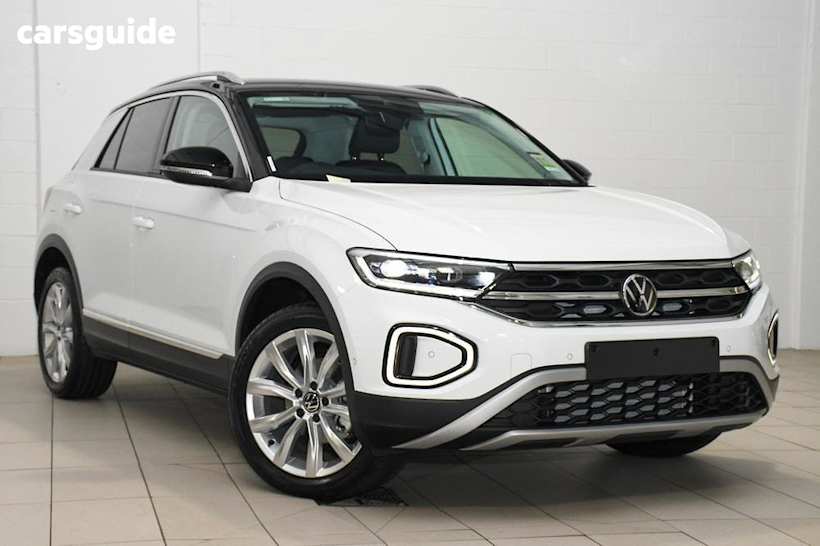 White 2025 Volkswagen T-ROC SUV 110TSI STYLE F