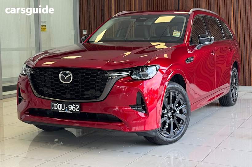 Red 2025 Mazda CX-80 SUV D50E GT 4X4