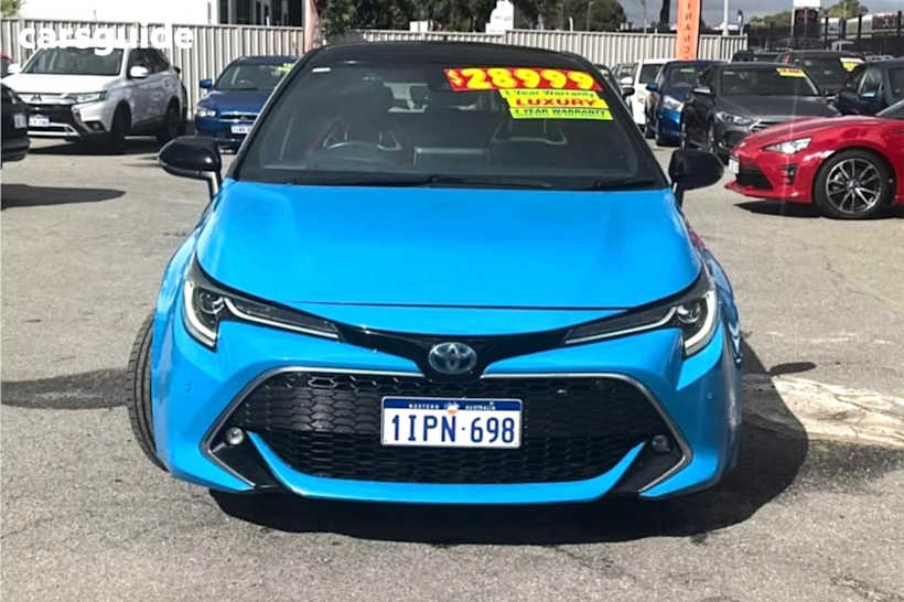 Blue 2022 Toyota Corolla Hatchback Zr Hybrid