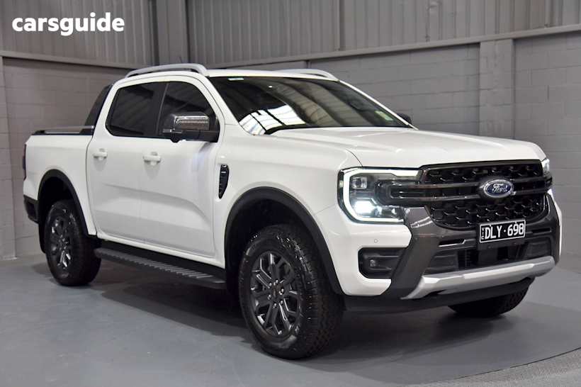 White 2025 Ford Ranger Ute Tray WILDTRAK 4X4