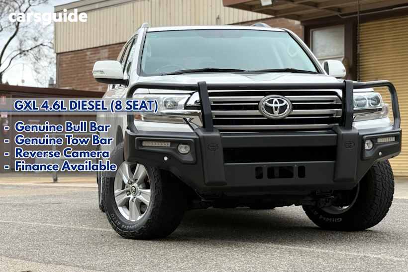 White 2019 Toyota Landcruiser Wagon Lc200 Gxl (4X4)