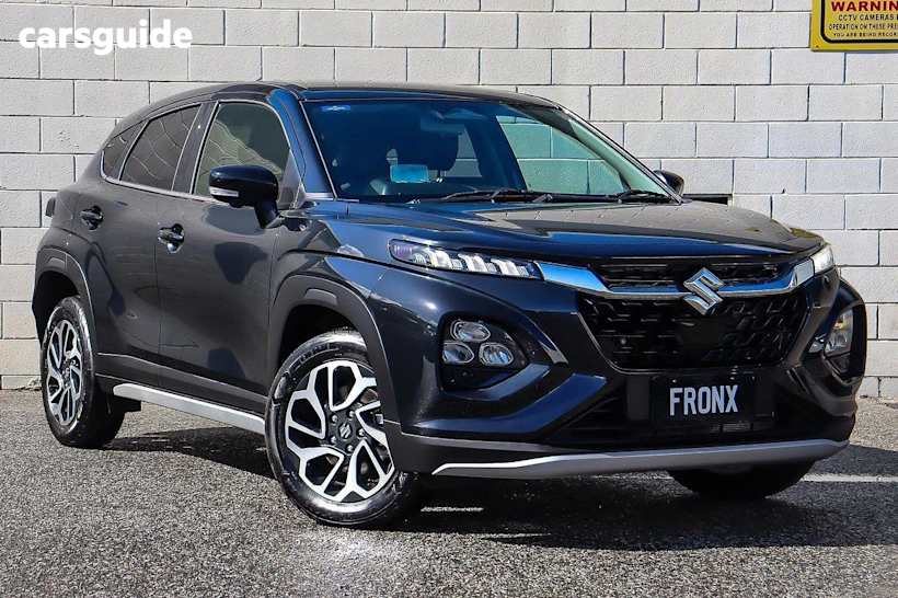 Black 2025 Suzuki Fronx SUV HYBRID F
