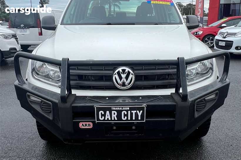 White 2017 Volkswagen Amarok Dual Cab Utility Tdi420 Core Plus (4X4)