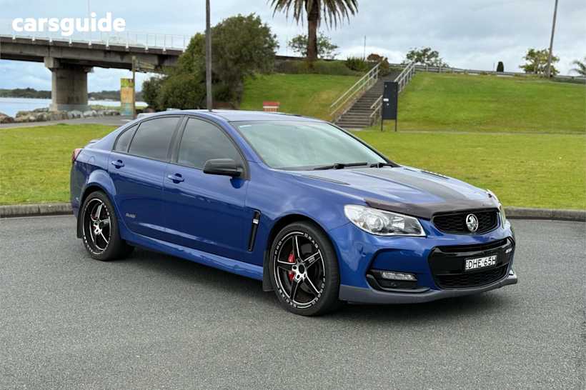 Blue 2016 Holden Commodore Sedan SS BLACK R