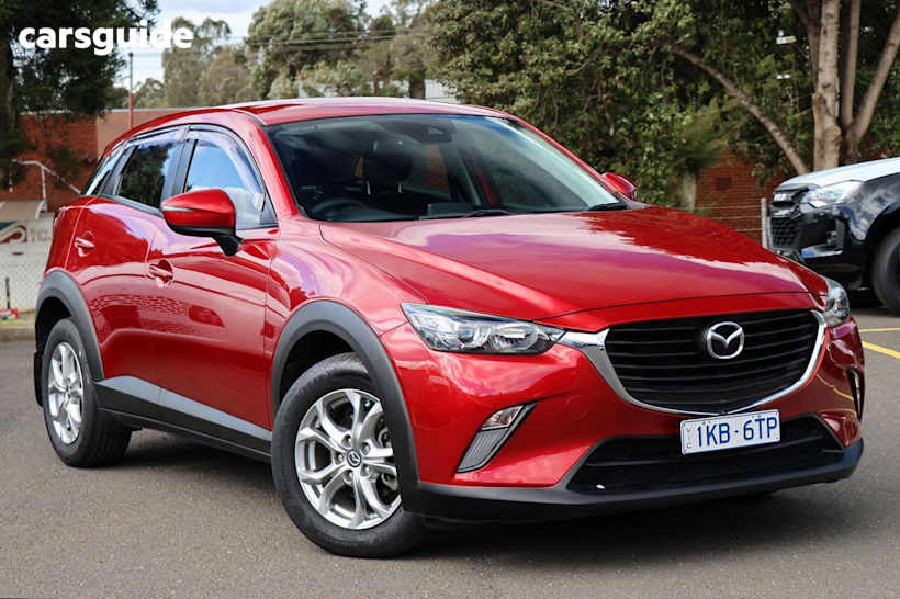 Red 2018 Mazda CX-3 SUV MAXX F