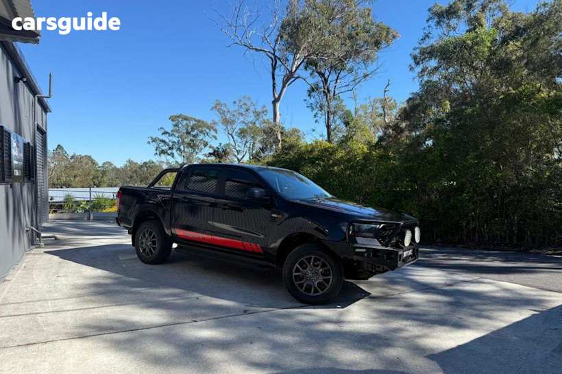 Black 2022 Ford Ranger Ute Tray XLS 4X4