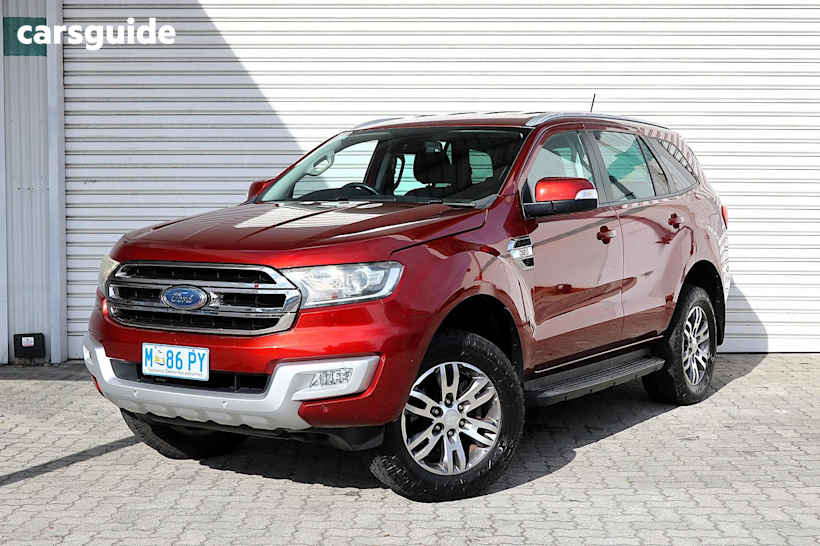 Red 2017 Ford Everest Wagon Trend (Rwd)