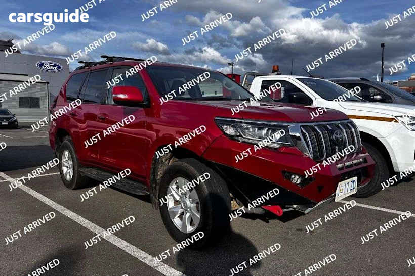 Red 2021 Toyota Landcruiser Prado SUV GXL 4X4