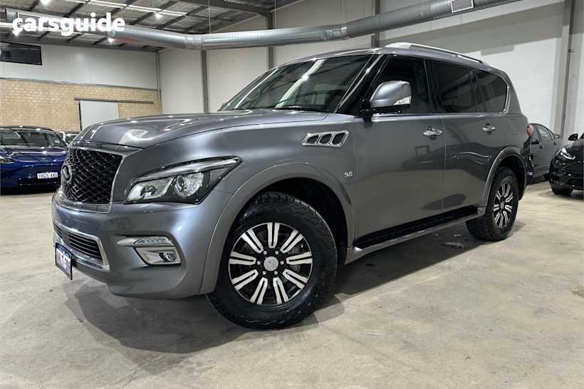 Grey 2016 Infiniti QX80 SUV S PREMIUM 4X4