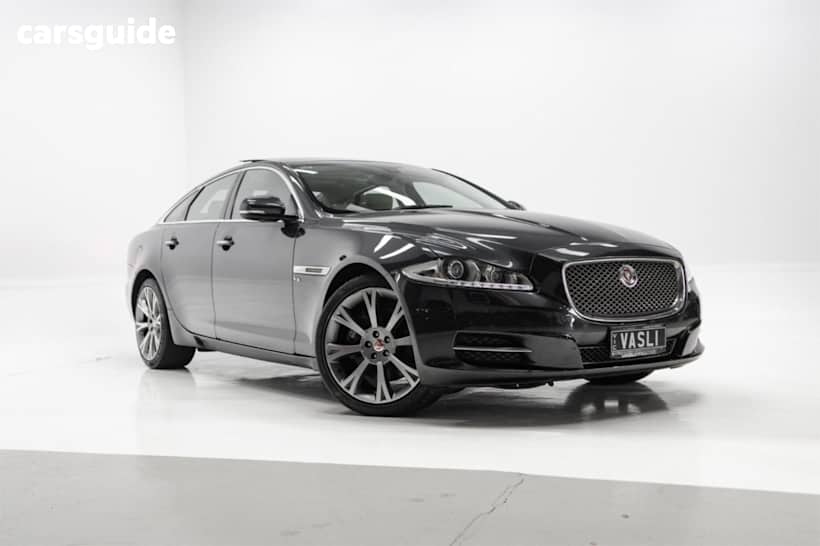 Grey 2013 Jaguar XJ Sedan PREMIUM LUXURY R