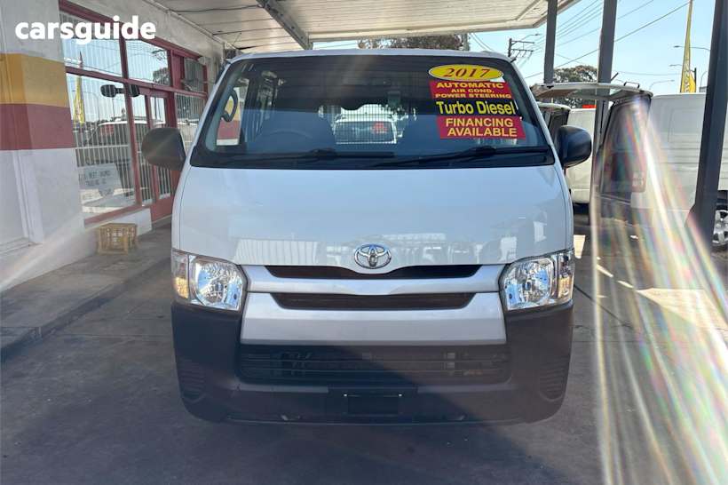 White 2017 Toyota HiAce Van Lwb
