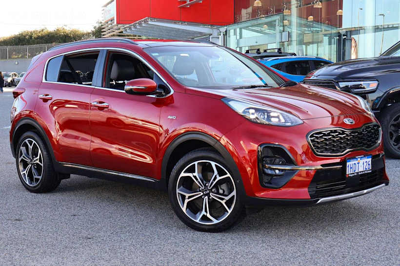 Red 2020 Kia Sportage SUV GT-LINE 4X4