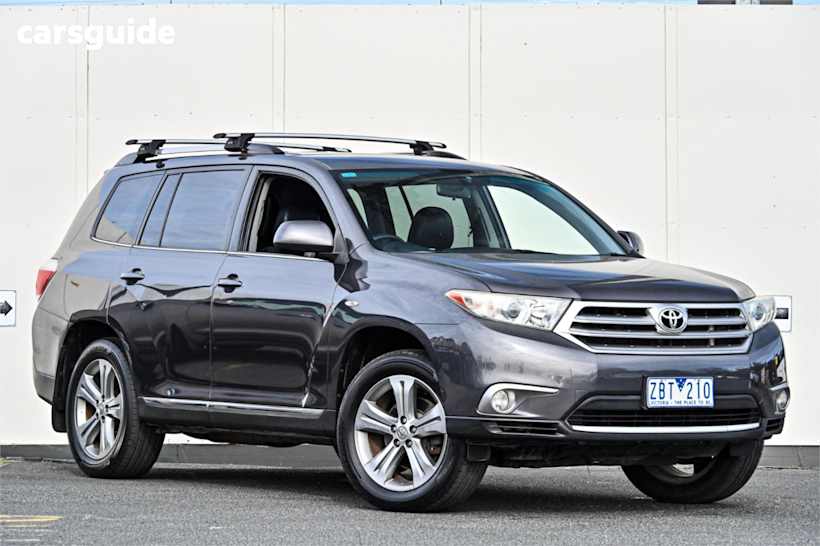 Grey 2012 Toyota Kluger SUV KX-S F