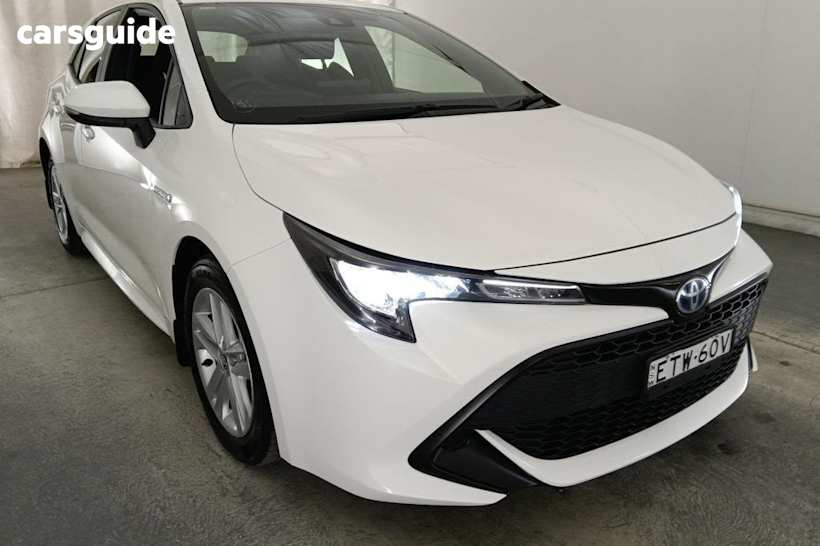 White 2022 Toyota Corolla Hatchback Ascent Sport Hybrid
