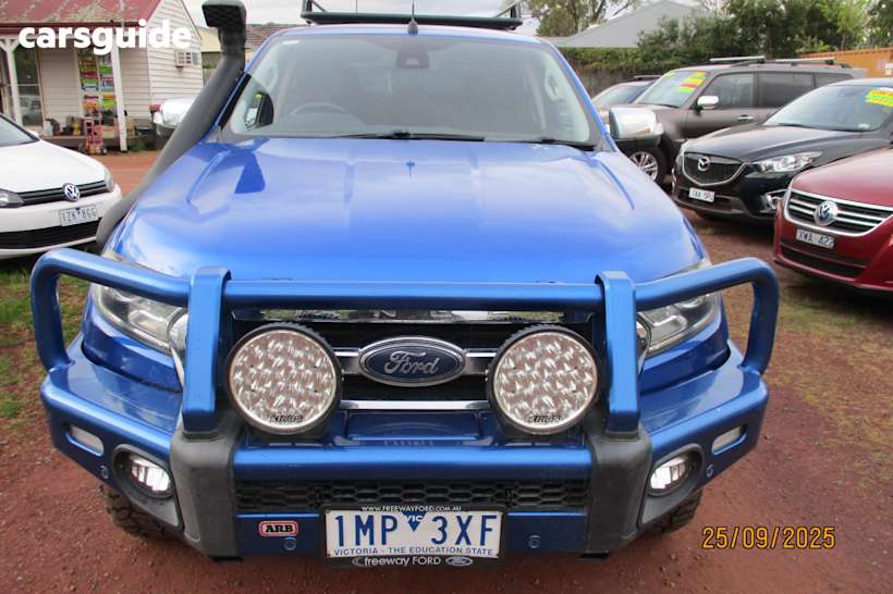 Blue 2017 Ford Ranger Dual Cab Utility Xlt 3.2 (4X4)