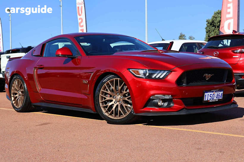 Red 2017 Ford Mustang Coupe GT R