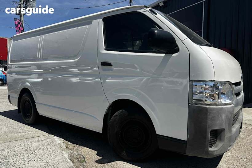 White 2017 Toyota HiAce Van Lwb