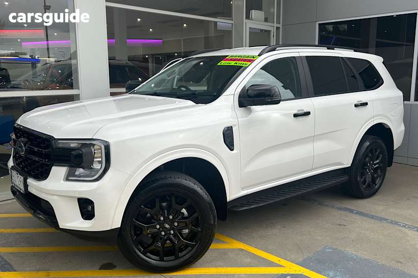 White 2025 Ford Everest SUV SPORT R