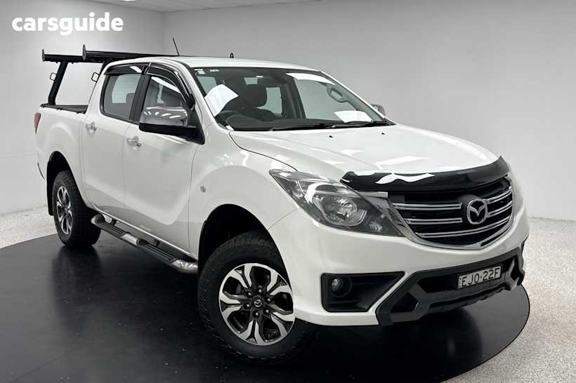White 2020 Mazda BT-50 Ute Tray XTR 4X4