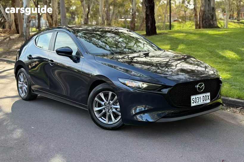 Blue 2021 Mazda 3 Hatchback G20 Pure