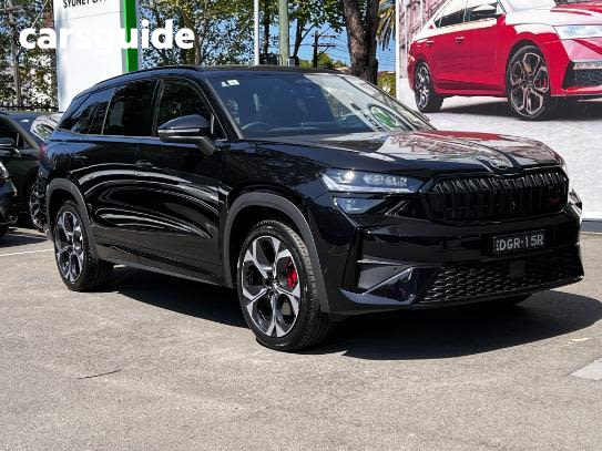 Black 2025 Skoda Kodiaq SUV RS 4X4
