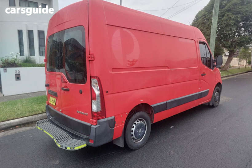 Red 2016 Renault Master Commercial F