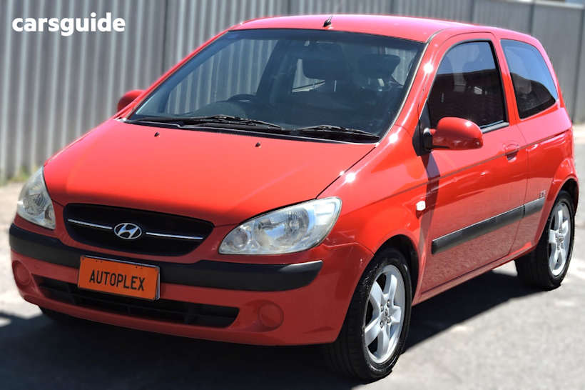 Red 2006 Hyundai Getz Hatchback 1.6 Sxi