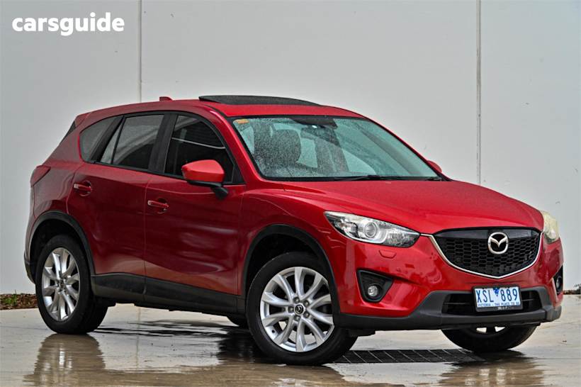 Red 2013 Mazda CX-5 SUV GRAND TOURING 4WD