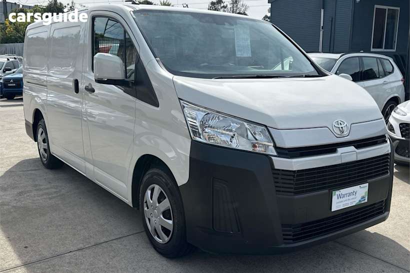 White 2020 Toyota HiAce Van Lwb