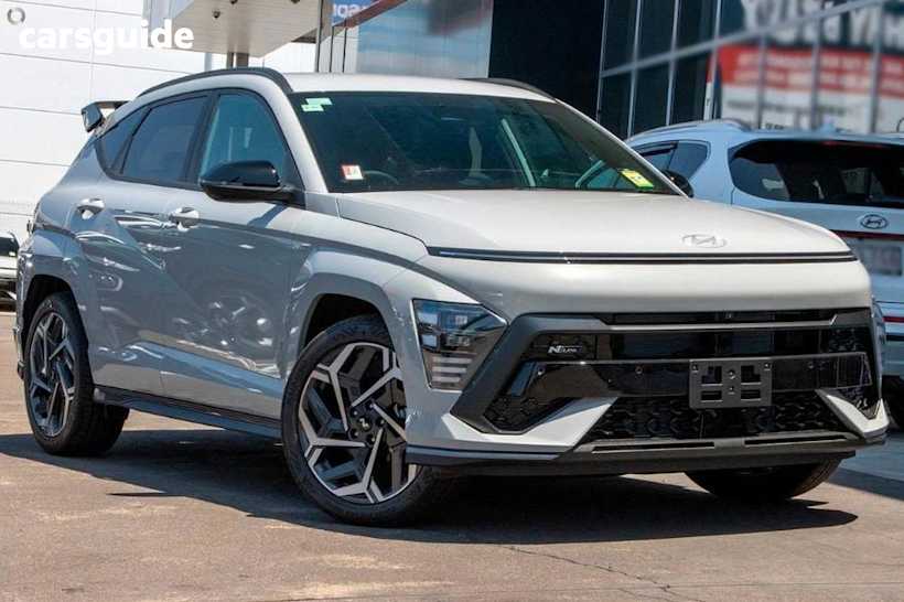 Grey 2025 Hyundai Kona SUV PREMIUM N LINE F