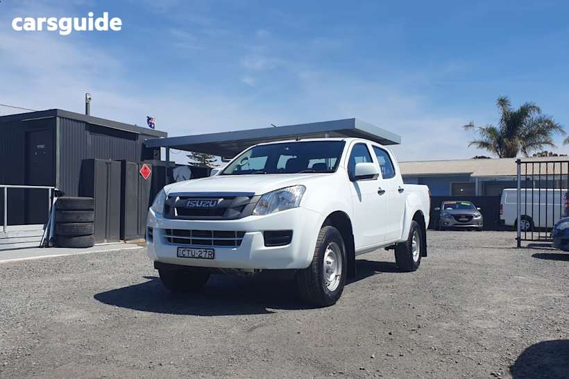 White 2014 Isuzu D-MAX Crew Cab Utility Sx Hi-Ride (4X2)