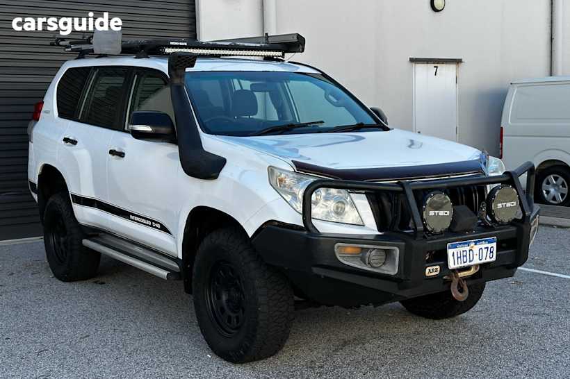 White 2011 Toyota Landcruiser SUV PRADO GX (4X4) KDJ120R MY07