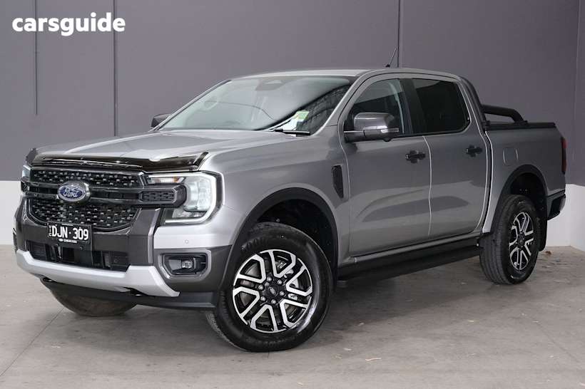 Silver 2024 Ford Ranger Ute Tray SPORT 4X4