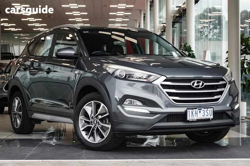 Grey 2017 Hyundai Tucson SUV ACTIVE X F