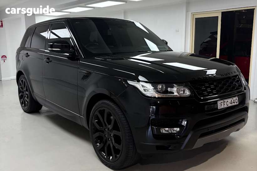Black 2014 Land Rover Range Rover Sport Wagon 3.0 Tdv6 Se