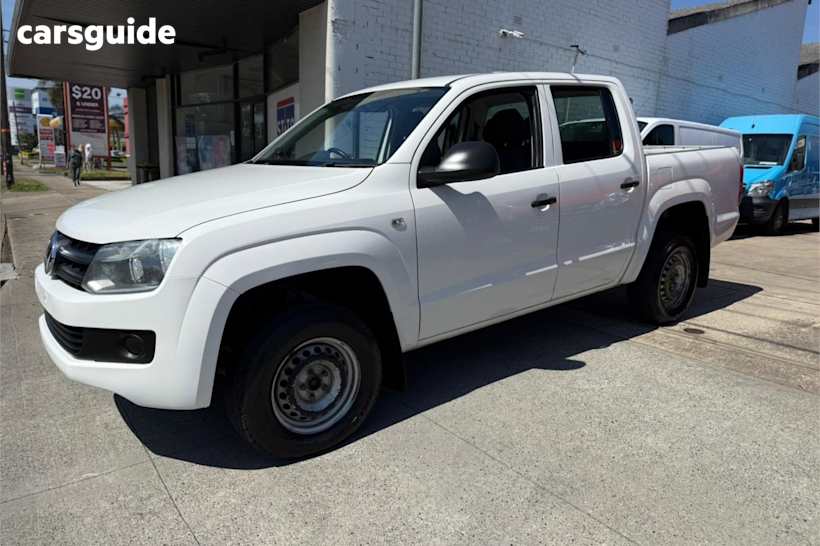 White 2015 Volkswagen Amarok Ute Tray TDI340 R