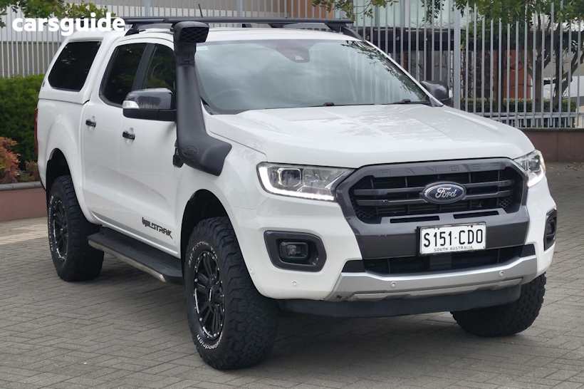 White 2020 Ford Ranger Ute Tray WILDTRAK 4X4