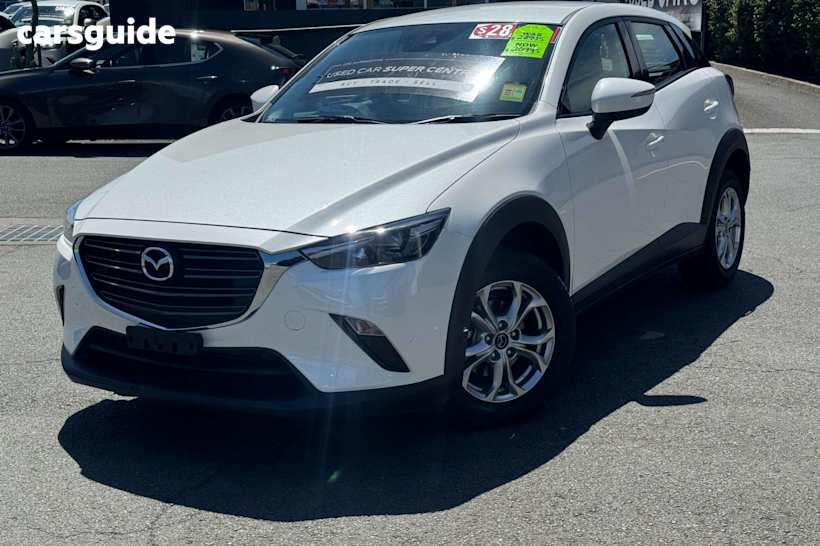 White 2024 Mazda CX-3 SUV G20 PURE F