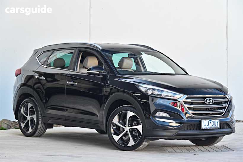 Black 2016 Hyundai Tucson SUV ELITE 4X4