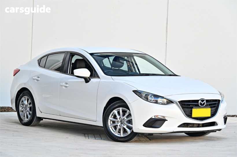 White 2014 Mazda Mazda3 Sedan TOURING F