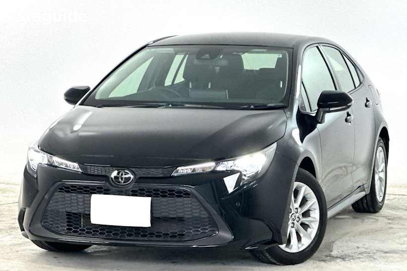 Black 2020 Toyota Corolla Sedan SX F