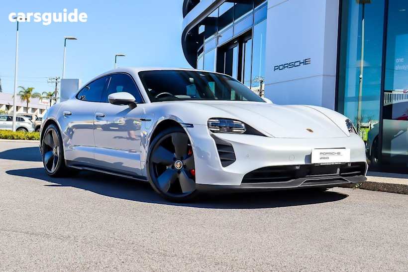 Grey 2021 Porsche Taycan Sedan 4S 4WD