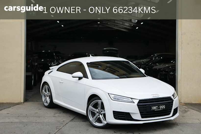 White 2015 Audi TT Coupe SPORT F