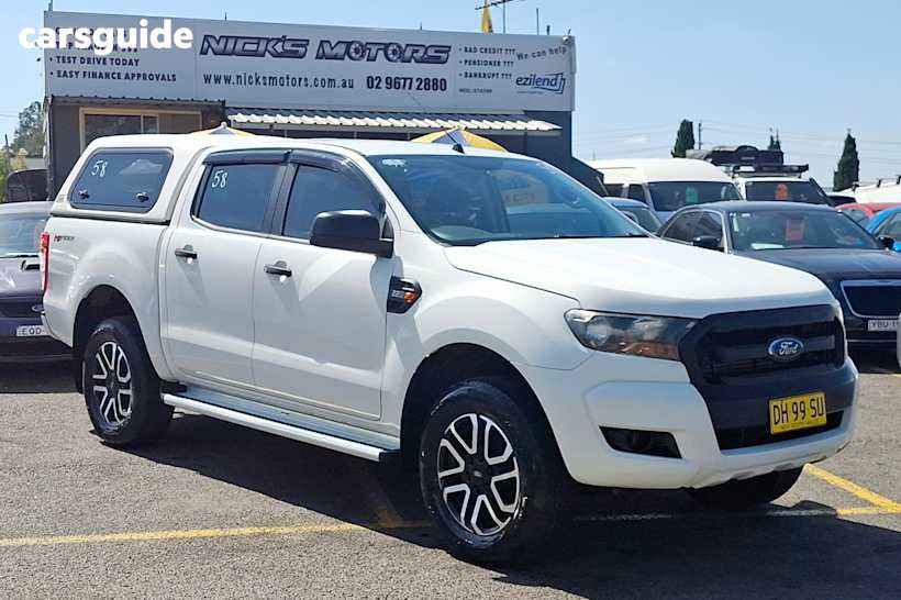 White 2016 Ford Ranger Crew Cab Pickup Xl 2.2 Hi-Rider (4X2)