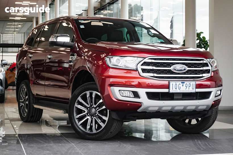 Red 2019 Ford Everest SUV TITANIUM 4X4