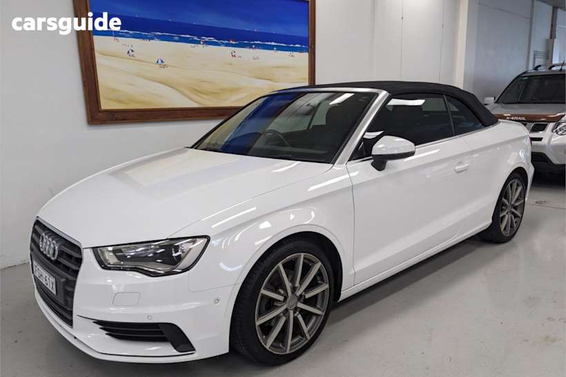 White 2016 Audi A3 Sedan ATTRACTION F