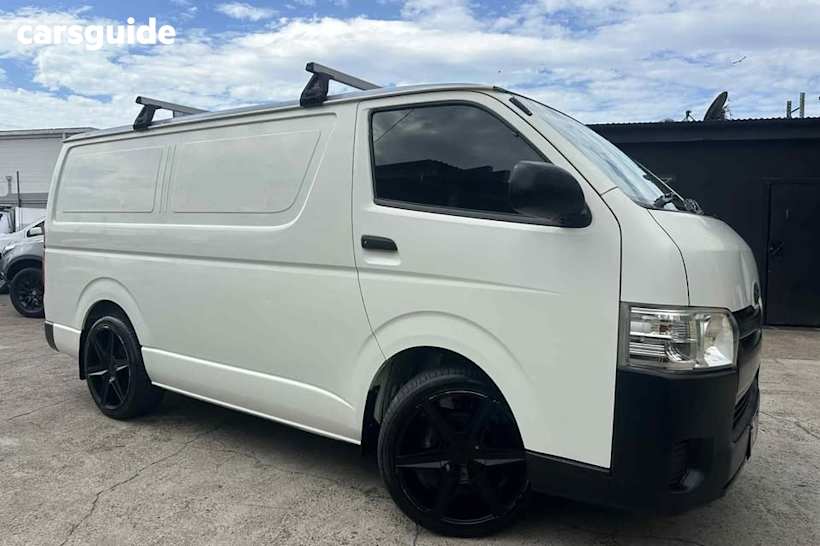 White 2014 Toyota HiAce Van Lwb
